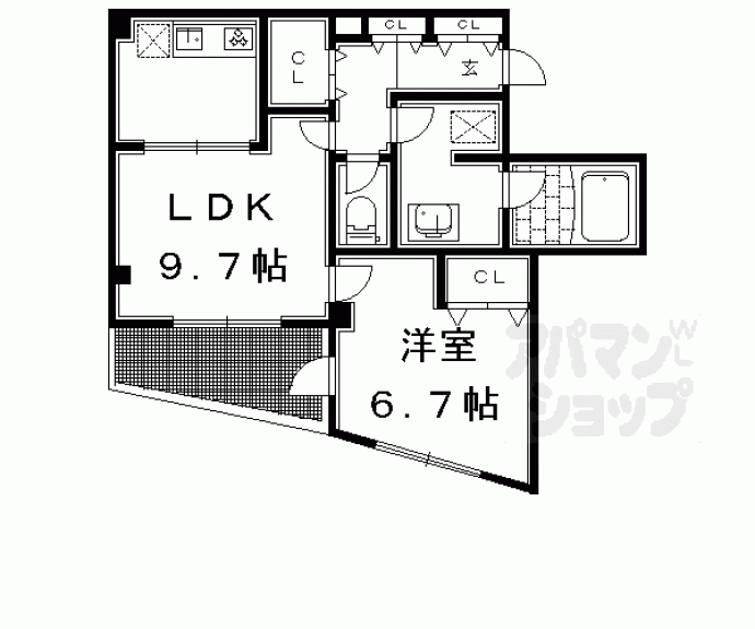 【クリヨン岡崎】間取