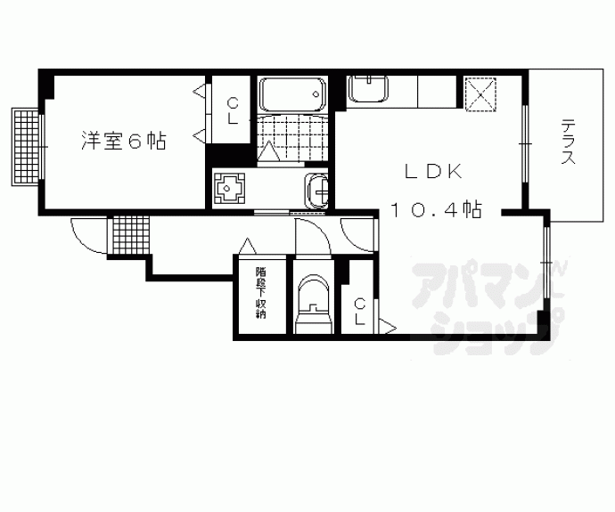 【めぞん北山】間取