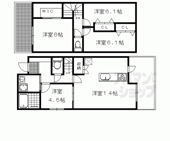【アビテ花の木】間取