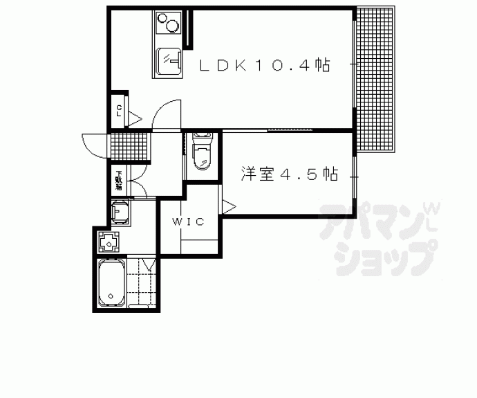 【シャーメゾン聖護院】間取