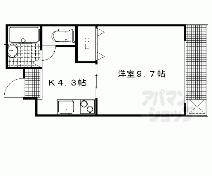 【井山ハイツ】間取