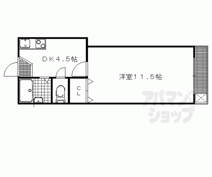 【井山ハイツ】間取