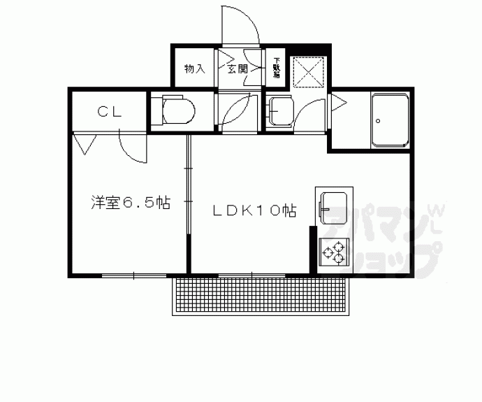【グリナージュ一乗寺】間取