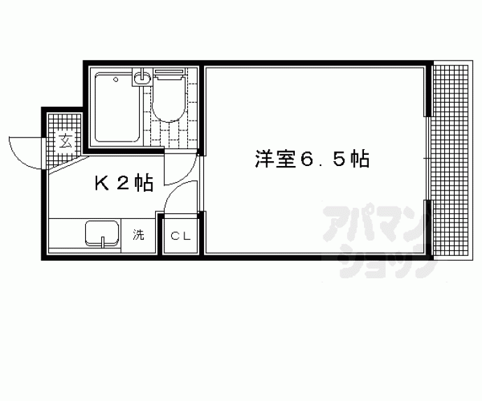 【ニケンカン】間取