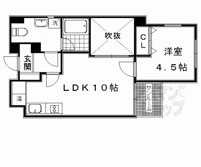 【アクエルド御所北】間取