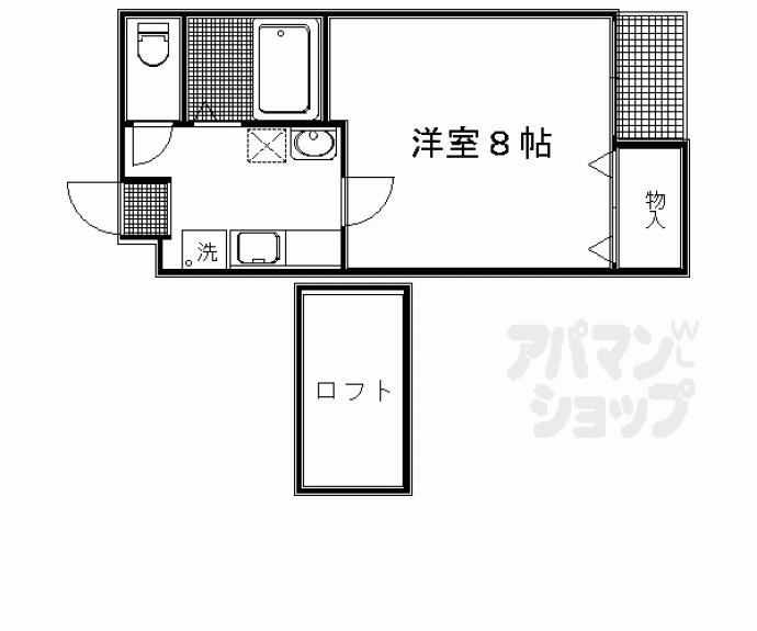 【ガーネット御所西】間取