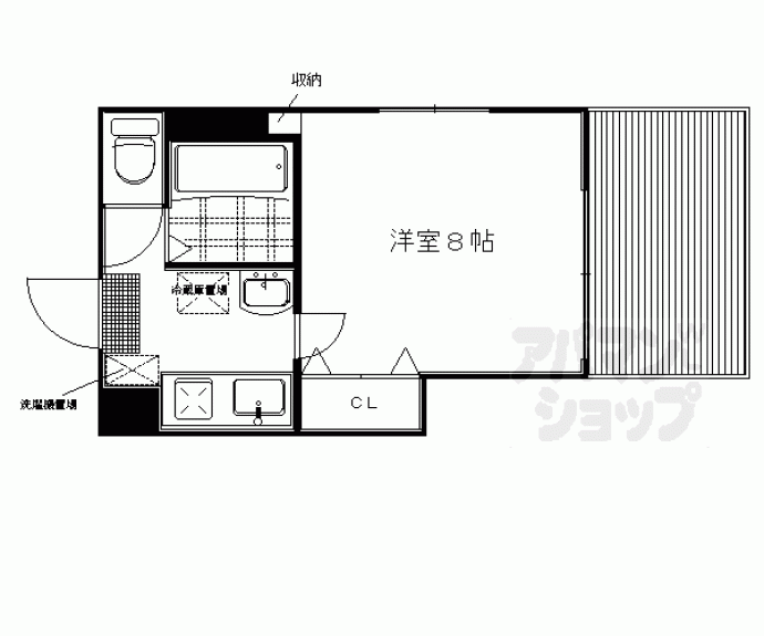 【ガーネット御所西】間取