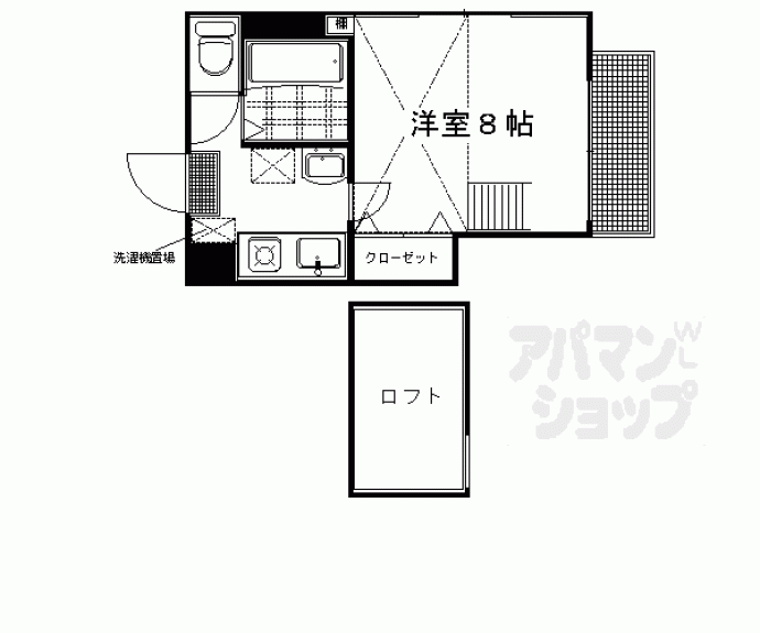 【ガーネット御所西】間取