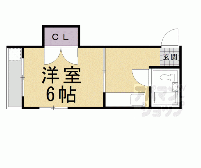 【メローペウエスト】間取