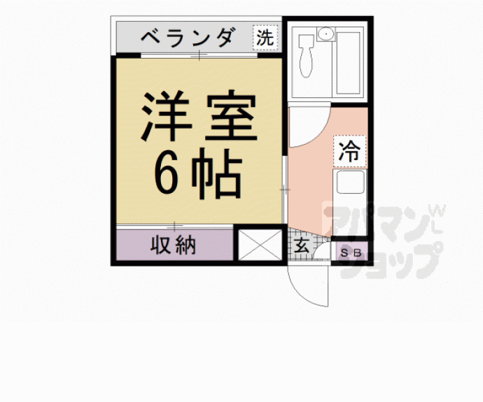 【メローペウエスト】間取