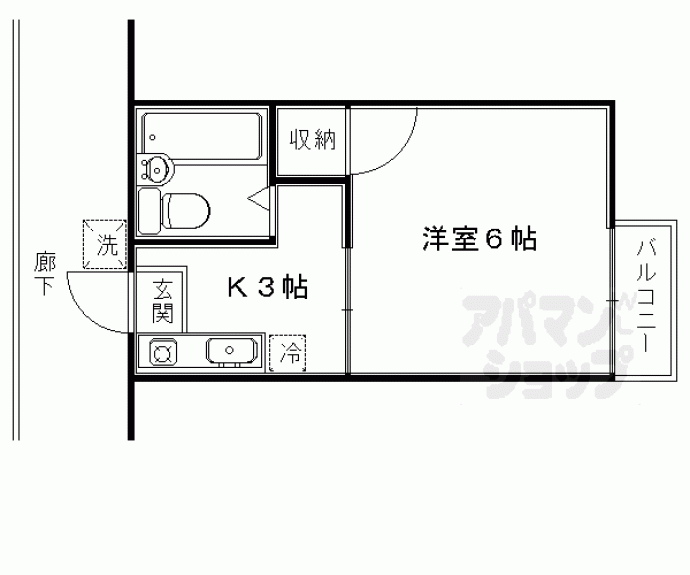 【堀川ハイツ】間取