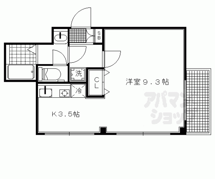 【サードニクス千両ヶ辻】間取