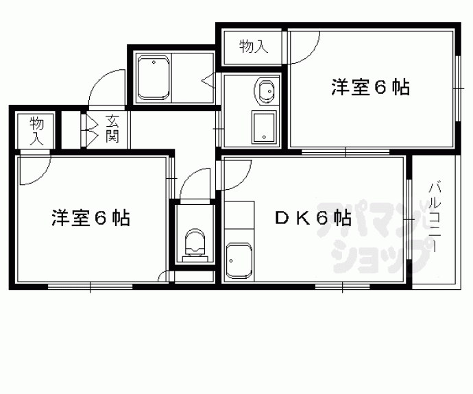 【社ハイム】間取