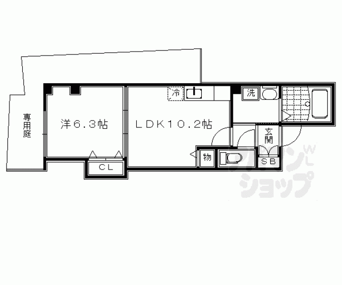 【グランフィオーレウエダ】間取