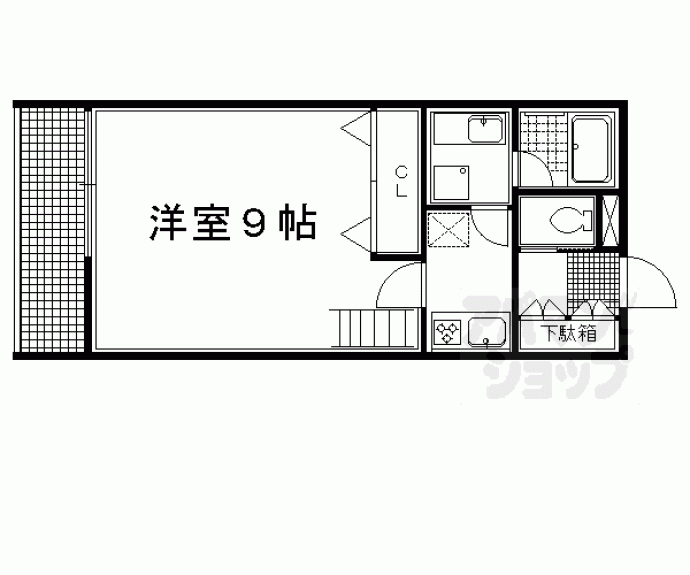 【ブローニュ府庁前】間取