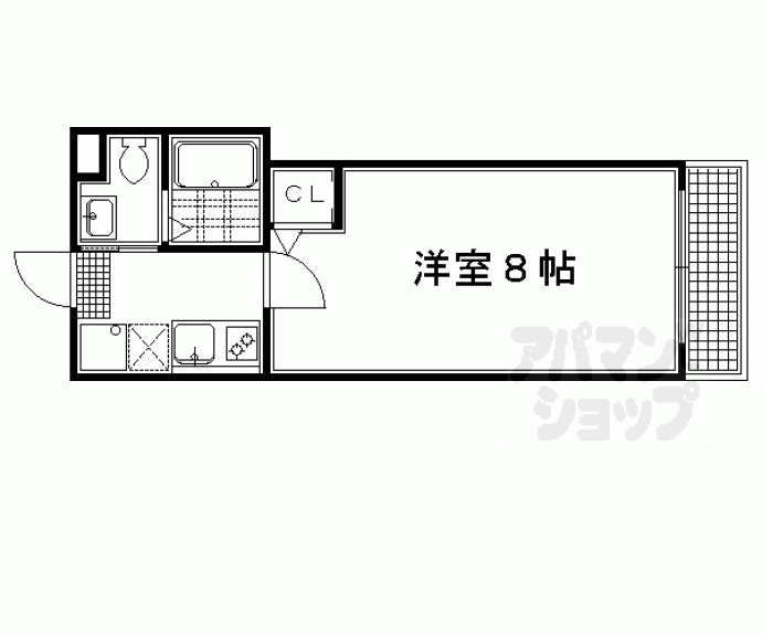 【アークリード西陣】間取