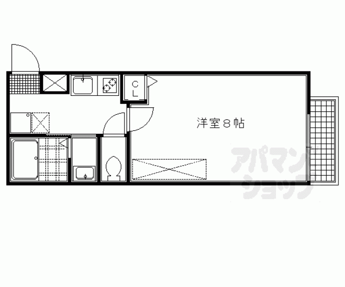 【アークリード京都黒門】間取