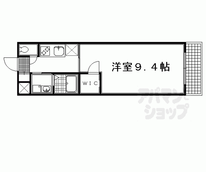 【コープ美山Ⅲ】間取