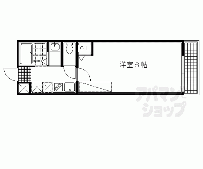 【アークリード下天神】間取