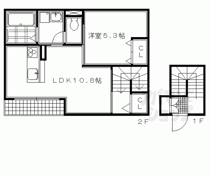 【シャーメゾン下石橋町】間取