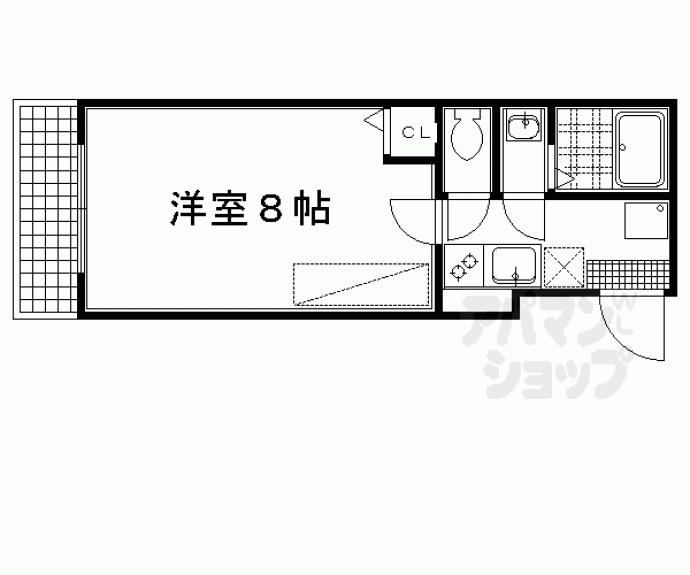 【アークリード二条城北】間取