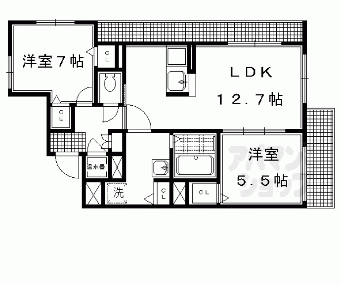 【シルクメゾン弾正町】間取