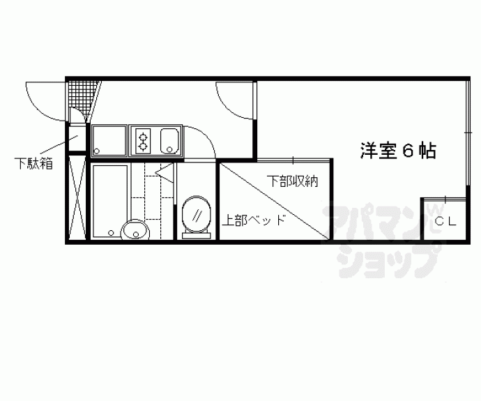 【レオパレスグローバルⅢ】間取