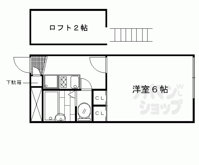 【レオパレス堀川】間取
