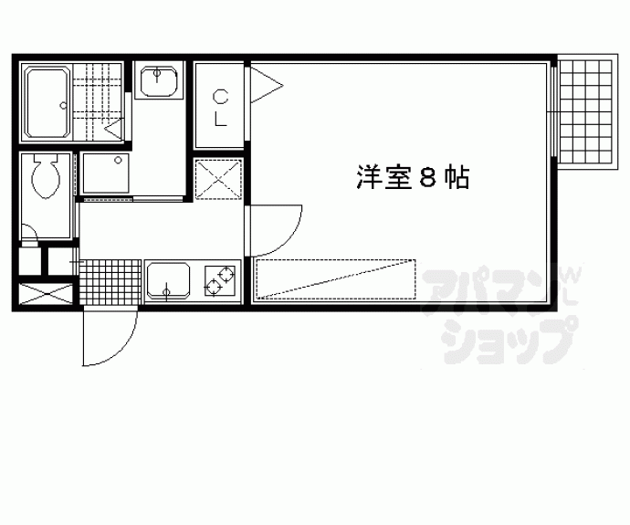 【アークリード堀川今出川】間取