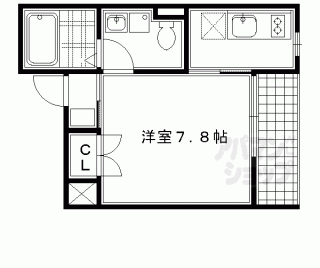 【七本松通一条下る三軒町マンション】