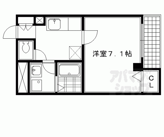【キャトル荒神】間取