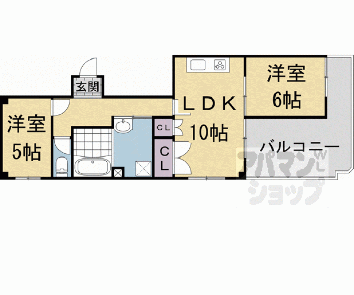 【ラフォーレ北野】間取