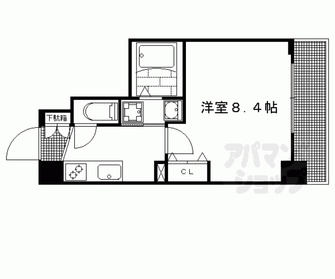 【ベラジオ西陣聚楽】間取