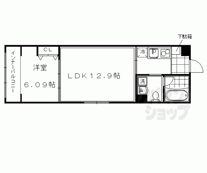 【Optima御所西藪之内町】間取