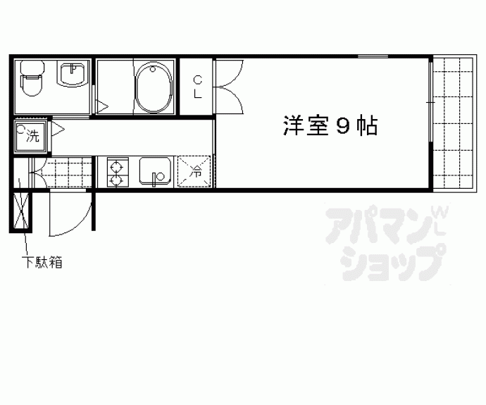 【アクアプレイス京都西陣】間取