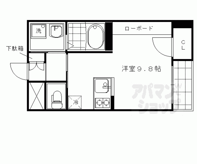【アクアプレイス京都西陣】間取