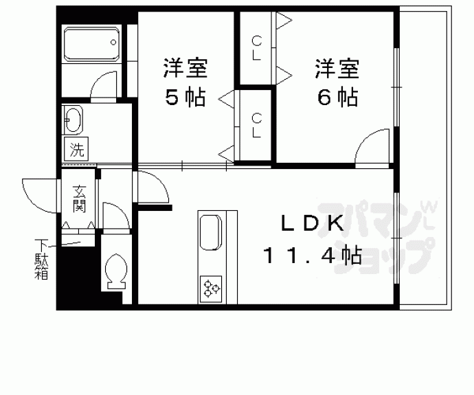 【Ｃａｖｅ　ｄｅ　Ｋ】間取
