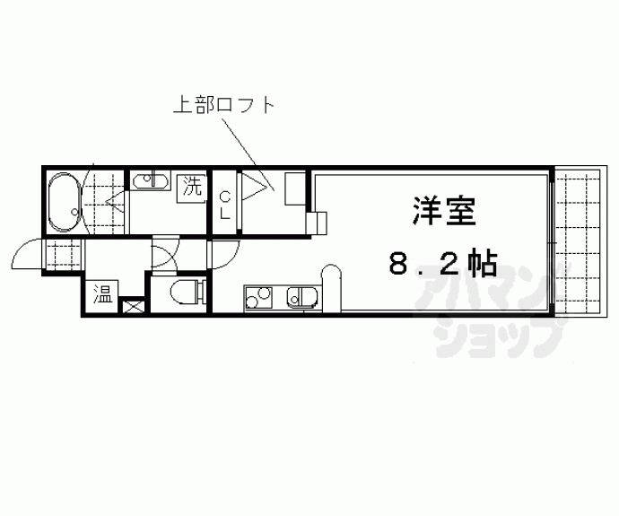 【エクラン二条城】間取