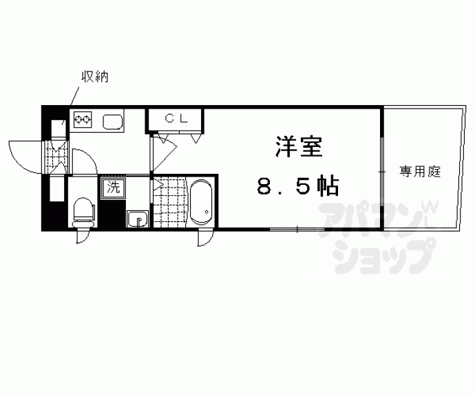 【ベラジオ堀川今出川】間取