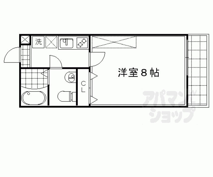 【アークリード今出川大宮】間取