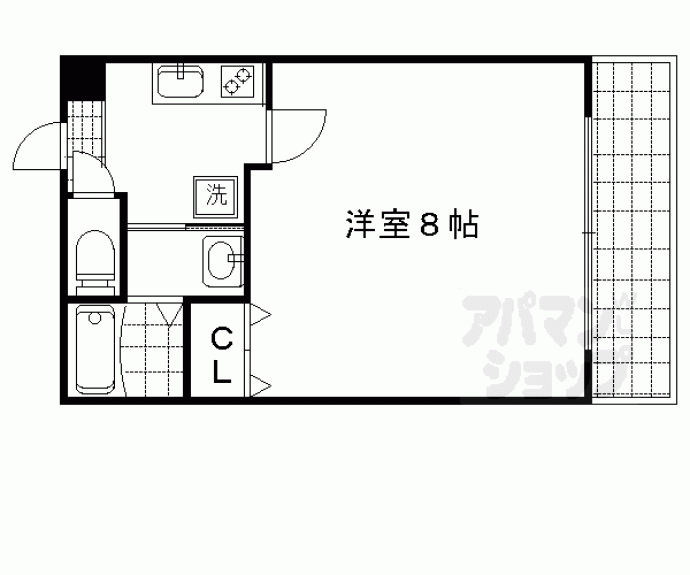 【ＳＡＭＳＱＵＡＲＥ西陣】間取