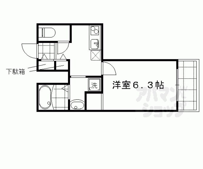【エスペレ西陣】間取