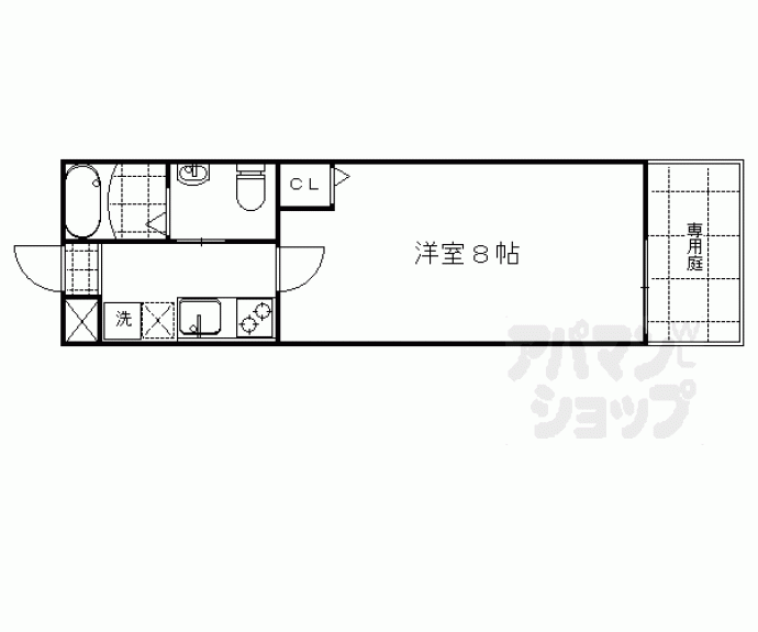 【サントス千本今出川】間取