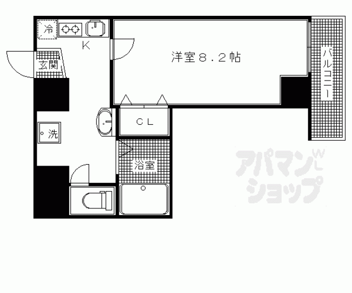 【ミルフローラＳＫ二条】間取