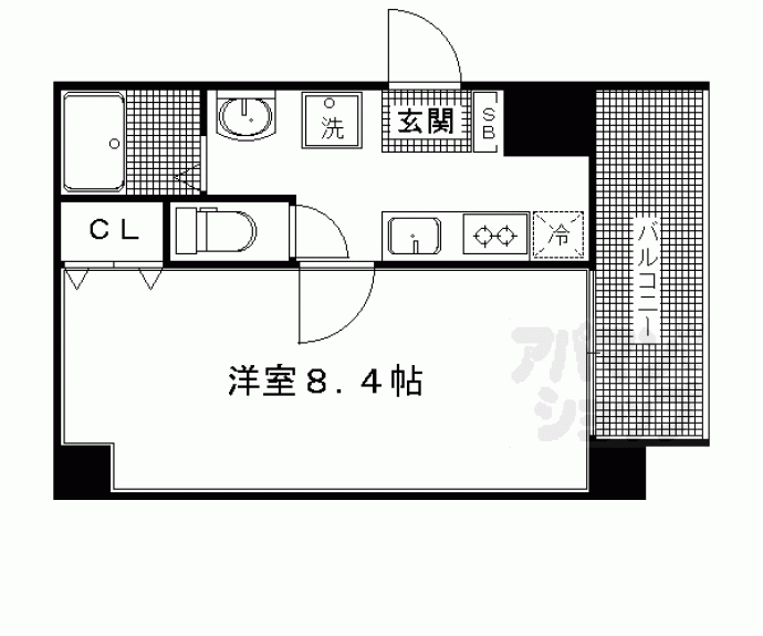 【ミルフローラSK二条】間取