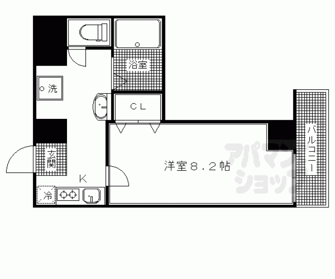 【ミルフローラＳＫ二条】間取