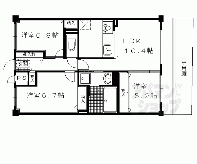 【ｉ．Ｈｏｕｓｅ０２】間取