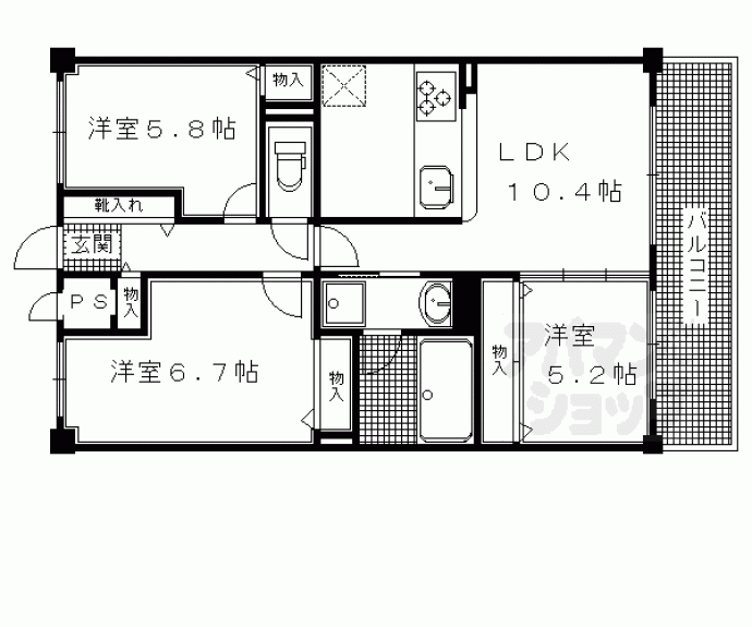 【ｉ．Ｈｏｕｓｅ０２】間取