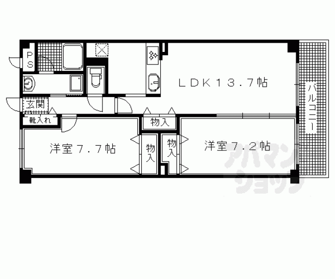 【ｉ．Ｈｏｕｓｅ０２】間取