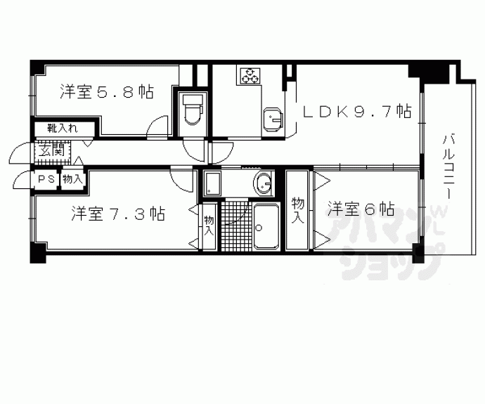 【ｉ．Ｈｏｕｓｅ０２】間取